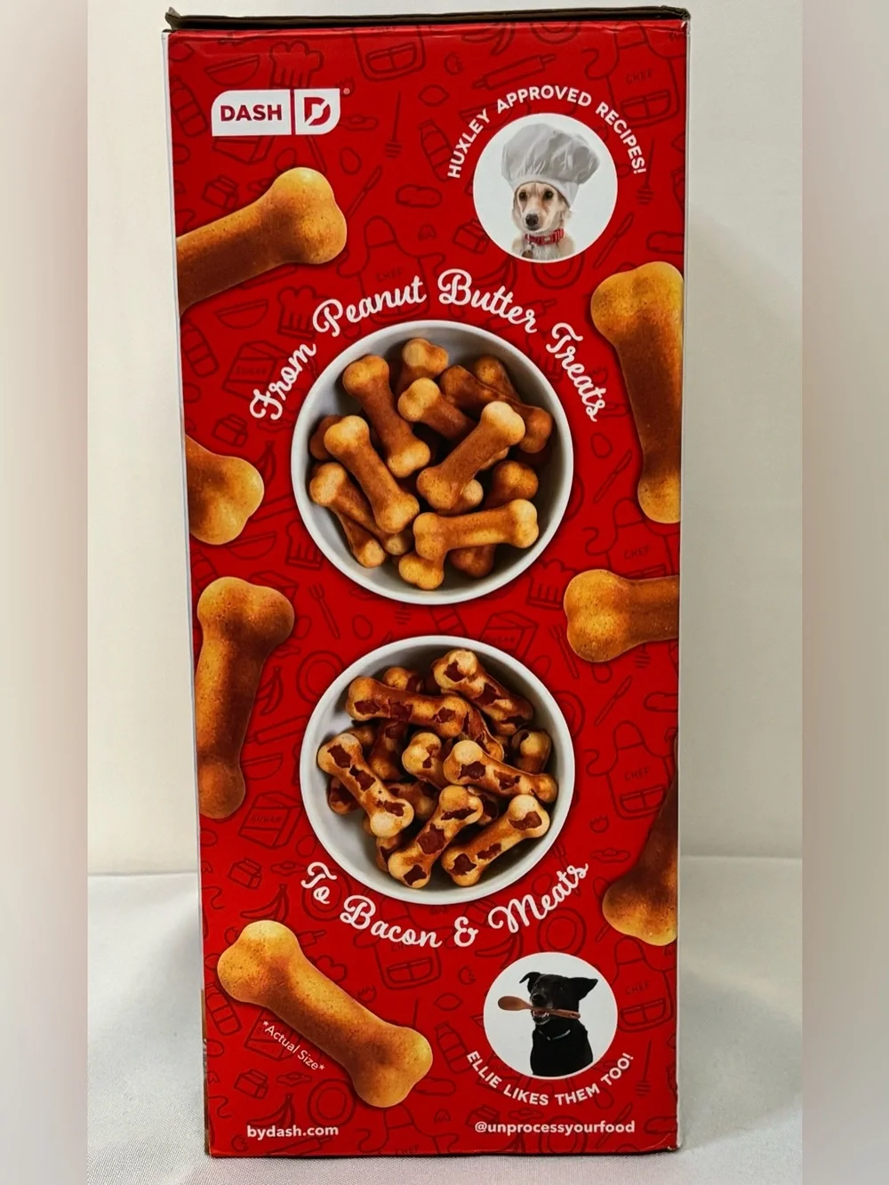 Dash Express Dog Treat Maker White Paw Prints NIB